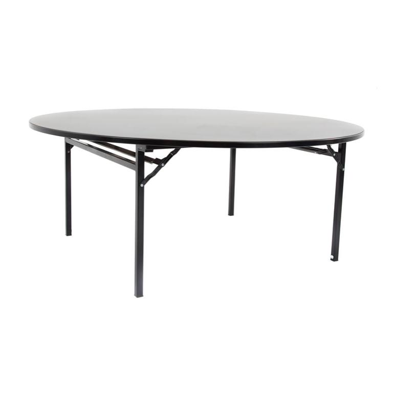 aluminium banquet tafel - rond 